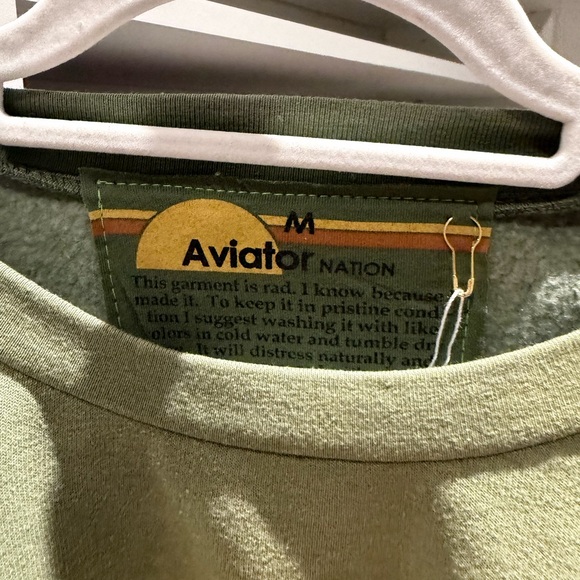 Cropped aviator nation sweatshirt - Picture 2 of 6